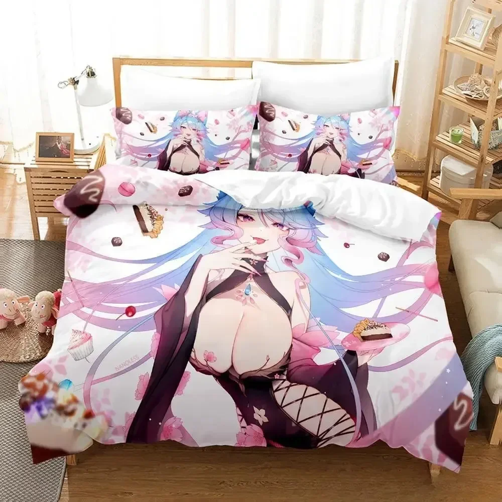 3D Anime Sexy Girls Silvervale VTuber Bedding Set Single Twin Full Queen King Size Bed Set Adult Kid Bedroom Duvet cover Sets
3D Anime Sexy Girls Silvervale VTuber Bedding Set Single Twin Full Queen King Size Bed Set Adult Kid Bedroom Duvet cover Sets