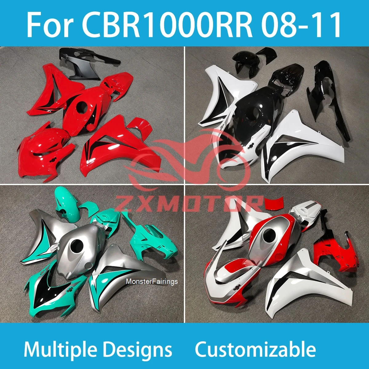 Для Honda CBR 1000RR 08 09 10 11 крутой комплект обтекателей CBR1000RR 2008 2009 2010 2011 обтекатели мотоцикла ZXMT Injection
Для Honda CBR 1000RR 08 09 10 11 крутой комплект обтекателей CBR1000RR 2008 2009 2010 2011 обтекатели мотоцикла ZXMT Injection