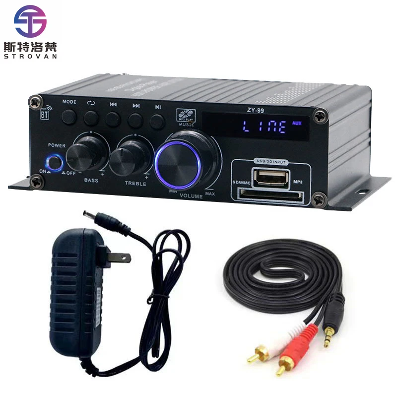 120W Dual Channel Home HiFi Stereo Audio Power Amp Professional Digital Amplifier Independent Control Amplifier BT 5.0
120W Dual Channel Home HiFi Stereo Audio Power Amp Professional Digital Amplifier Independent Control Amplifier BT 5.0