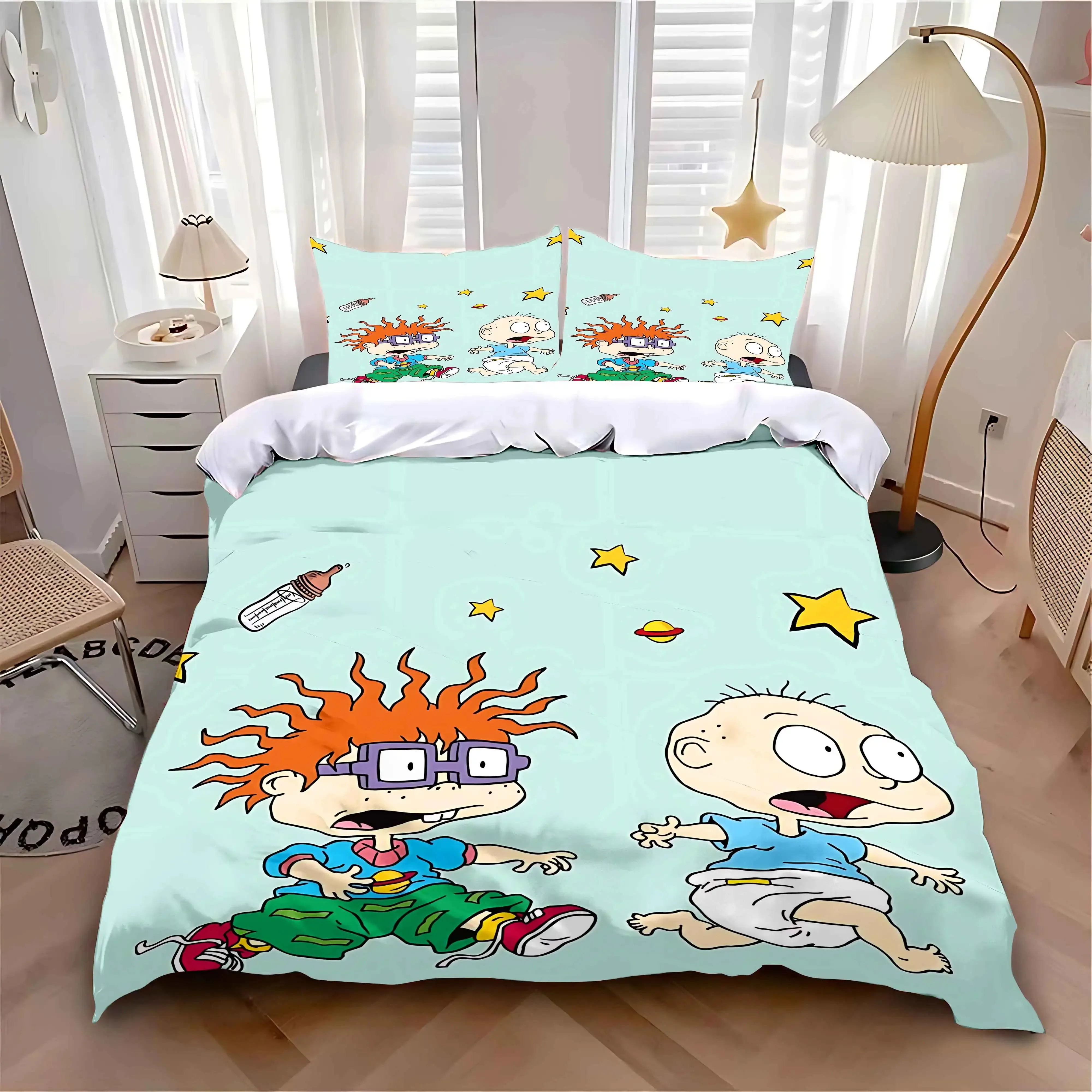 Duvet Cover Pillowcase Bedding Set Adult Boy Girl Bedroom Decoration Children Gift Single Double Large Size Cartoon R-rugrats
Duvet Cover Pillowcase Bedding Set Adult Boy Girl Bedroom Decoration Children Gift Single Double Large Size Cartoon R-rugrats