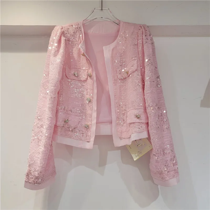 Fashion Design All-Match Sequined Sun Protection Coat Women 2024 Spring Summer New Chic Long-Sleeved Jackets High Street Coat
Fashion Design All-Match Sequined Sun Protection Coat Women 2024 Spring Summer New Chic Long-Sleeved Jackets High Street Coat