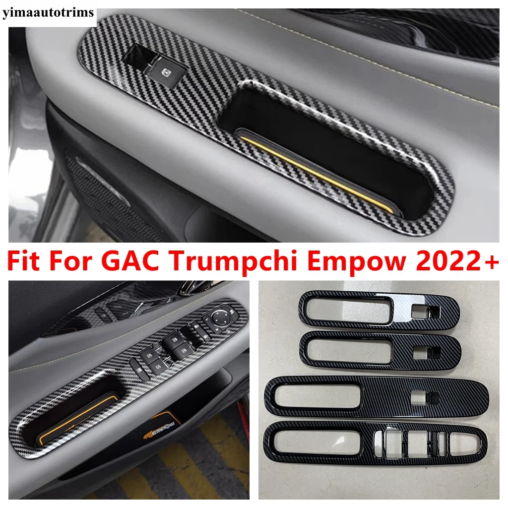 Inner Door Armrest Window Lift Button Control Panel Cover Trim For GAC Trumpchi Empow 2022 - 2025 ABS Carbon Fiber Accessories
Inner Door Armrest Window Lift Button Control Panel Cover Trim For GAC Trumpchi Empow 2022 - 2025 ABS Carbon Fiber Accessories