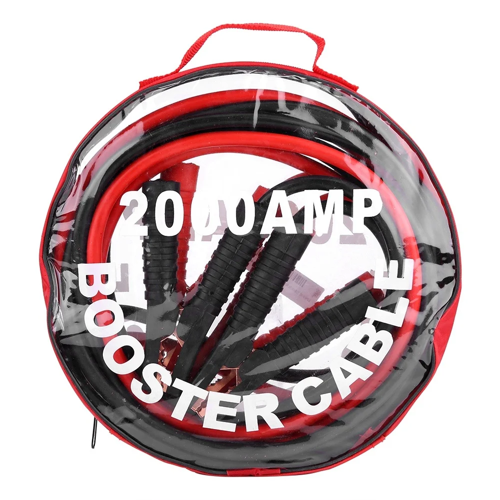 1 Pair of 12V Car Power Booster Cable Emergency Battery Jumping Cables Battery Line 4m/2000A
1 Pair of 12V Car Power Booster Cable Emergency Battery Jumping Cables Battery Line 4m/2000A