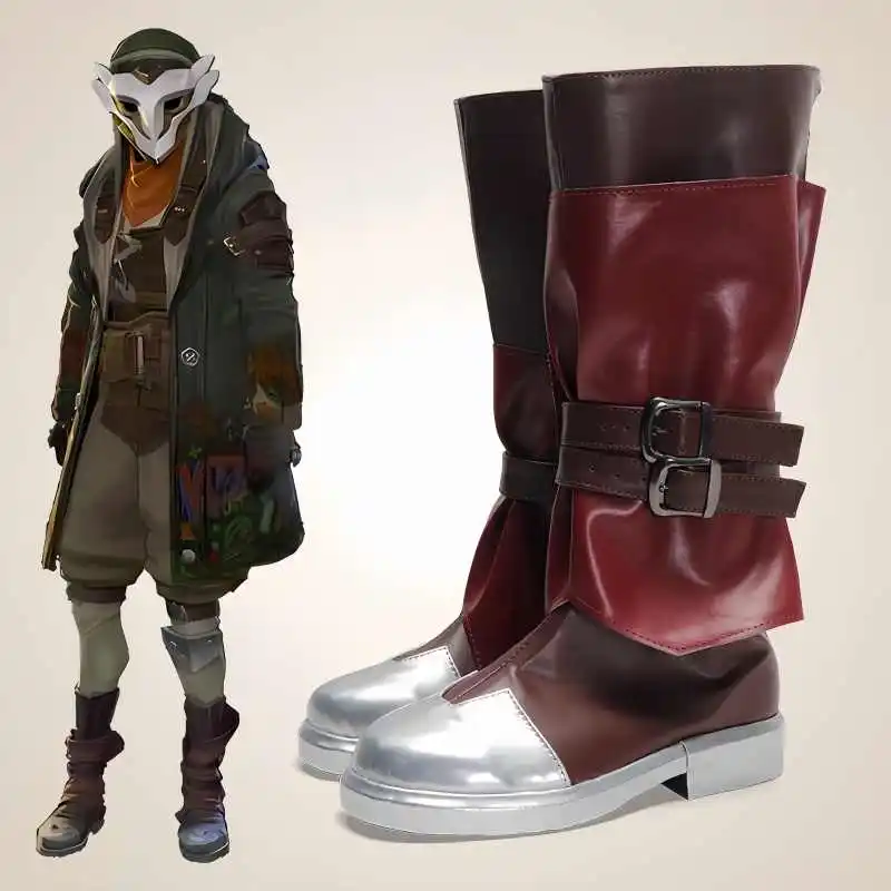Game Arcane Ekko Cosplay Shoes Boots Masks Helmet the Boy Who Shattered Time Cos Play Accessory Masks Men Women Halloween Party 
Game Arcane Ekko Cosplay Shoes Boots Masks Helmet the Boy Who Shattered Time Cos Play Accessory Masks Men Women Halloween Party