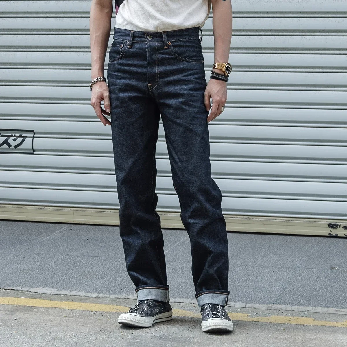 2026 Non Stoc Late 1960s Men's Slim Fit Jeans Mid-Rise Selvedge Denim Pants Dark Blue
2026 Non Stoc Late 1960s Men's Slim Fit Jeans Mid-Rise Selvedge Denim Pants Dark Blue