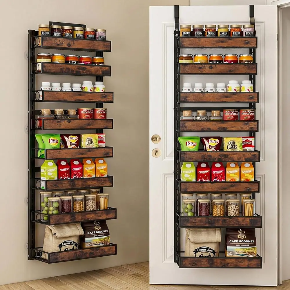 Double-Function Wall-Mounted Spice Rack & Adjustable Wood Basket Organizer for Kitchen and Bathroom Storage
Double-Function Wall-Mounted Spice Rack & Adjustable Wood Basket Organizer for Kitchen and Bathroom Storage