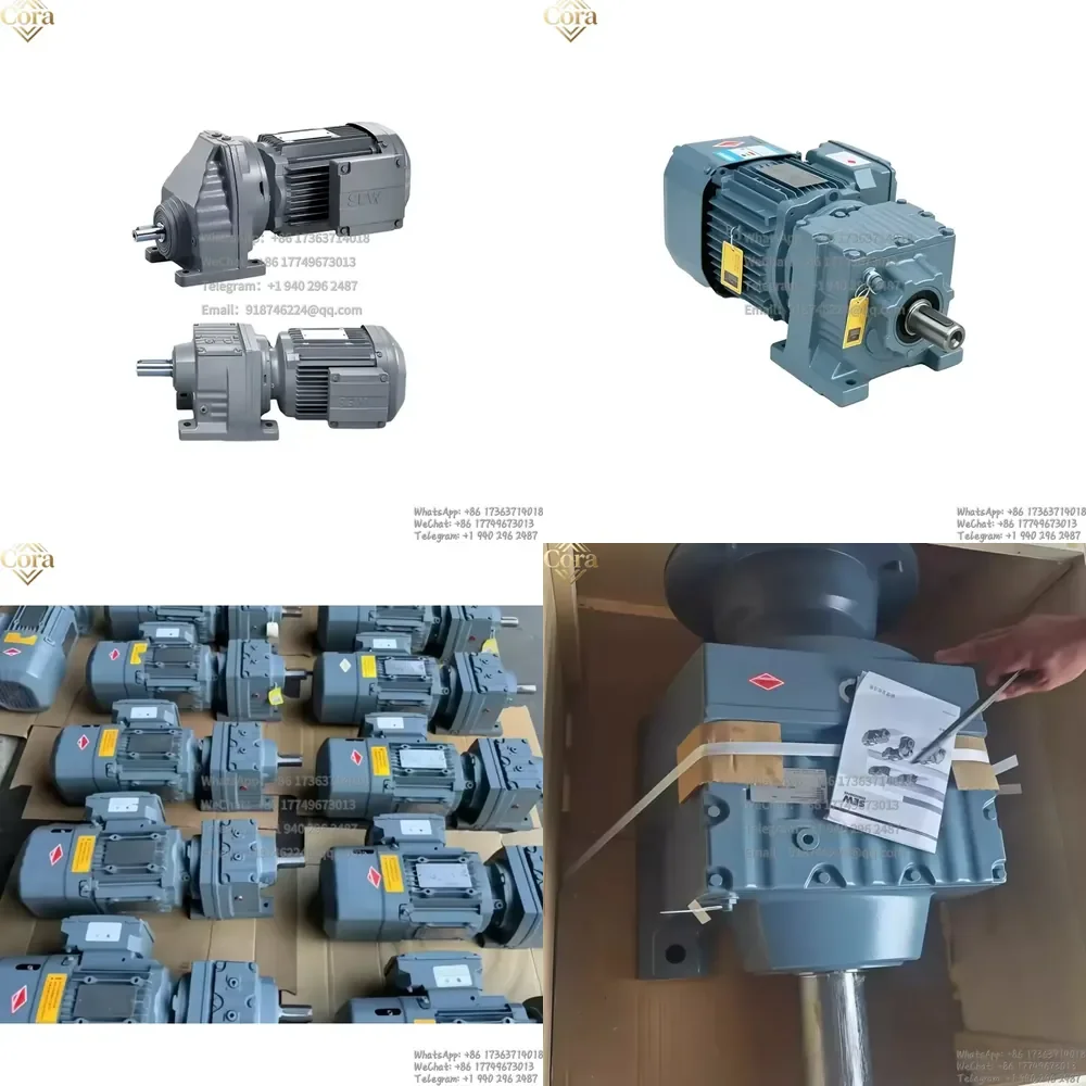 R137DRN90L4Helical Gear Motor 1.5KW 4P Foot Mounted Gear Reducer for Conveyor Packaging Textile Chemical Industrial Machinery
R137DRN90L4Helical Gear Motor 1.5KW 4P Foot Mounted Gear Reducer for Conveyor Packaging Textile Chemical Industrial Machinery