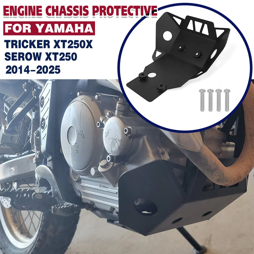 For Yamaha Serow XT250 Tricker XG 250 XG250 XT250X 2014-2025 Motorcycle Engine Protector Belly Pan Cover Guard Bottom Skid Plate
For Yamaha Serow XT250 Tricker XG 250 XG250 XT250X 2014-2025 Motorcycle Engine Protector Belly Pan Cover Guard Bottom Skid Plate