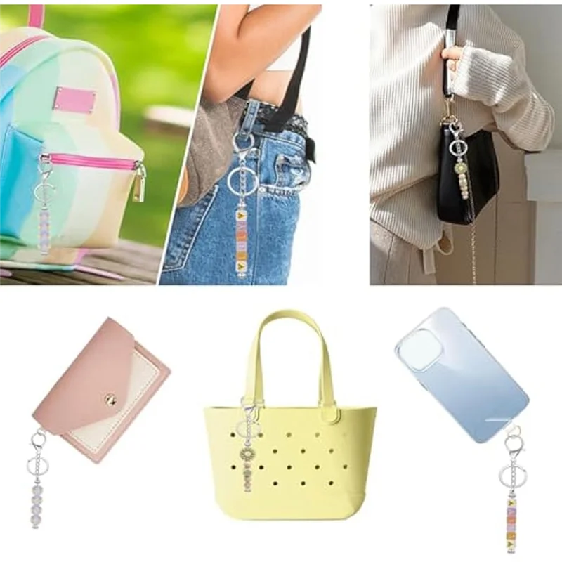 A96I-60 шт., брелок для ключей из бисера, пустые брелки «сделай сам», бар для бусин, кошелек, брелки, благодарственные открытки для женщин и мужчин 
A96I-60 шт., брелок для ключей из бисера, пустые брелки «сделай сам», бар для бусин, кошелек, брелки, благодарственные открытки для женщин и мужчин