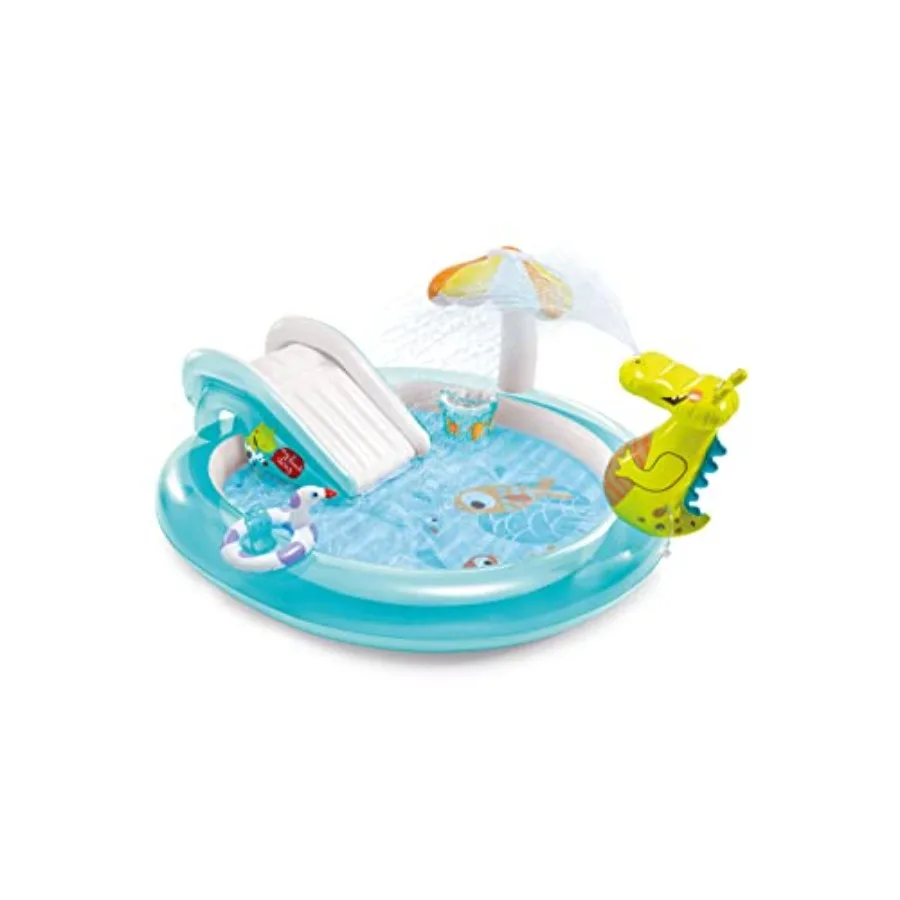 6.6' x 5.6' x 4 Outdoor Inflatable Kiddie Pool Water Play Swim Center with Durable PVC Material in Blue Color for Safe Swimming
6.6' x 5.6' x 4 Outdoor Inflatable Kiddie Pool Water Play Swim Center with Durable PVC Material in Blue Color for Safe Swimming