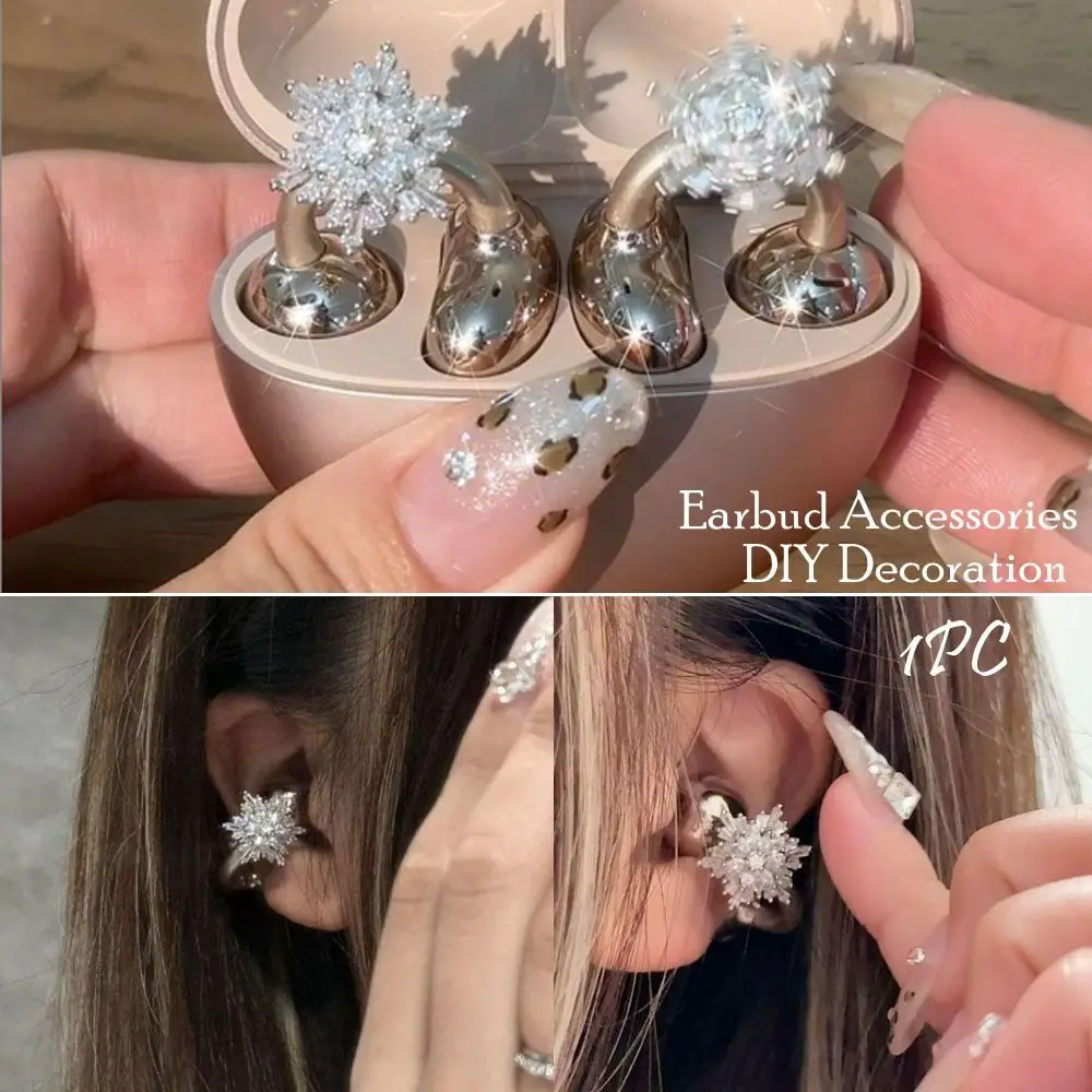 Rotatable Headphone Diameter Buckle DIY Zircon Headphone Decoration Clip Easy to Install Removeable Earbud Accessories
Rotatable Headphone Diameter Buckle DIY Zircon Headphone Decoration Clip Easy to Install Removeable Earbud Accessories