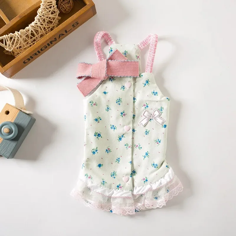 Flower Pet Dog Clothes Summer New Dog Lace Sling Fashion Princess Dress Teddy Bears Dog Cat Home Clothes Puppy Clothing
Flower Pet Dog Clothes Summer New Dog Lace Sling Fashion Princess Dress Teddy Bears Dog Cat Home Clothes Puppy Clothing