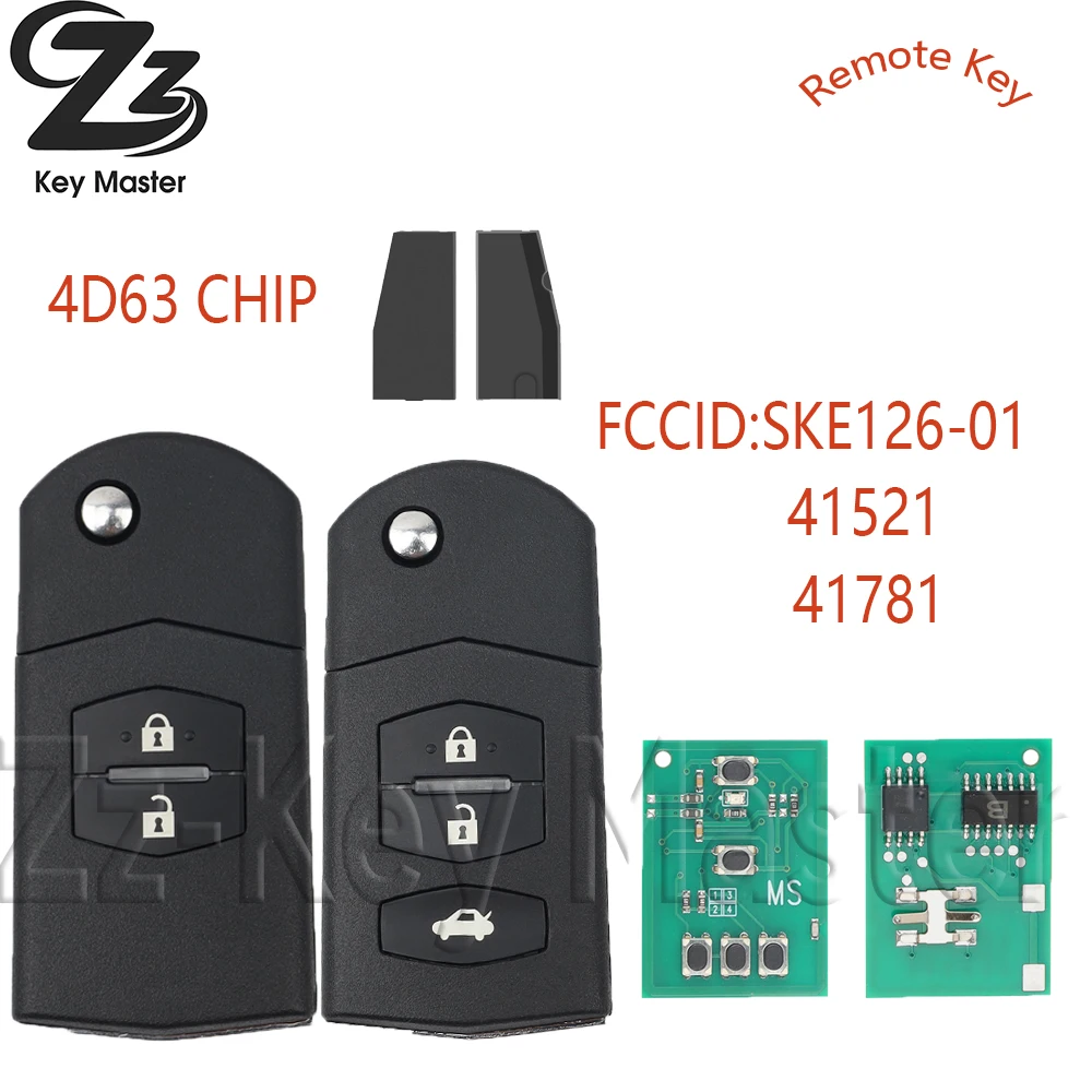 Zz SKE126-01 41521 41781 433 МГц ЧИП ID 4D63 Откидной пульт llave de coche SKE126-A1 para Mazda 2 3 5 6 Mitsubishi System
Zz SKE126-01 41521 41781 433 МГц ЧИП ID 4D63 Откидной пульт llave de coche SKE126-A1 para Mazda 2 3 5 6 Mitsubishi System