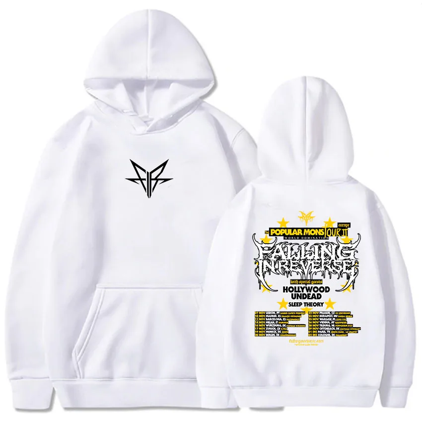 Men/Women Hip Hop Winter Sudaderas Heavy Mental Pullovers The Popular Mons Tour Clothing Falling In Reverse Band Graphic Hoodies
Men/Women Hip Hop Winter Sudaderas Heavy Mental Pullovers The Popular Mons Tour Clothing Falling In Reverse Band Graphic Hoodies