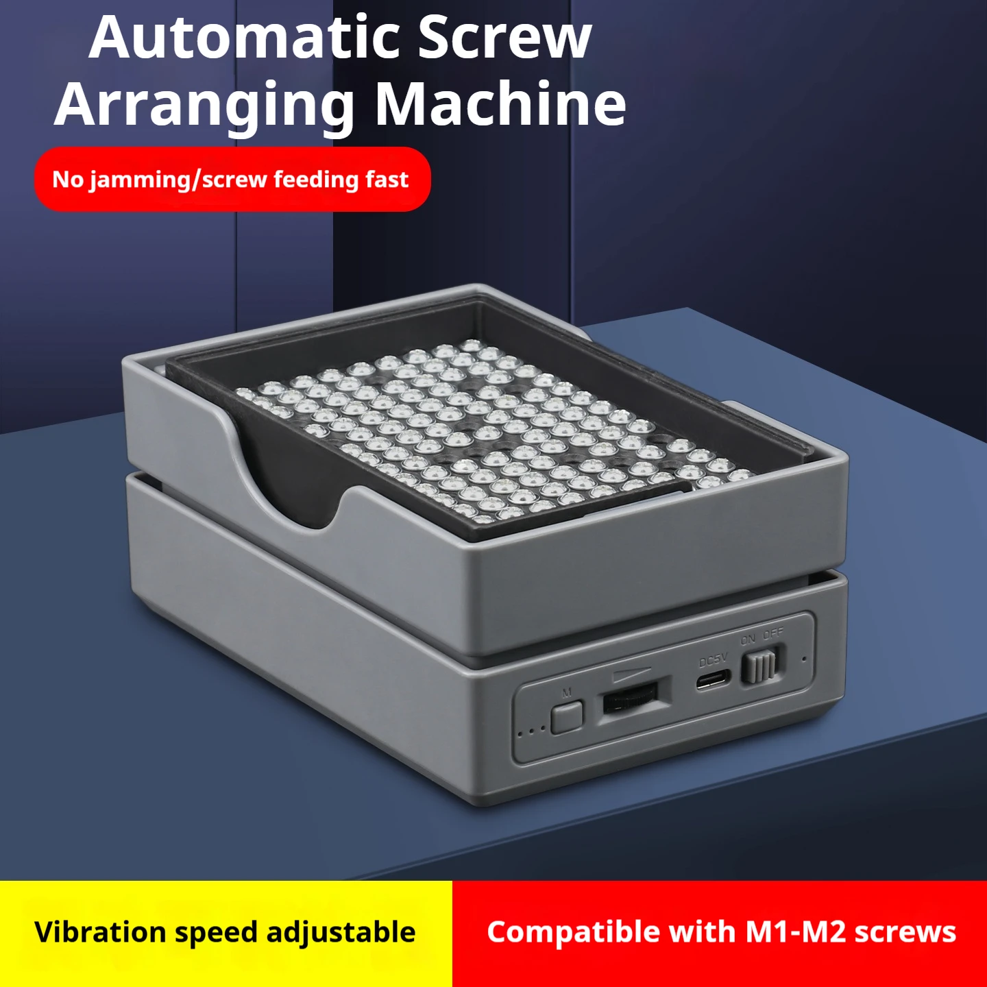 Automatic screw arrangement plate Screw M1-M4 material arrangement machine screw automatic vibrating plate
Automatic screw arrangement plate Screw M1-M4 material arrangement machine screw automatic vibrating plate