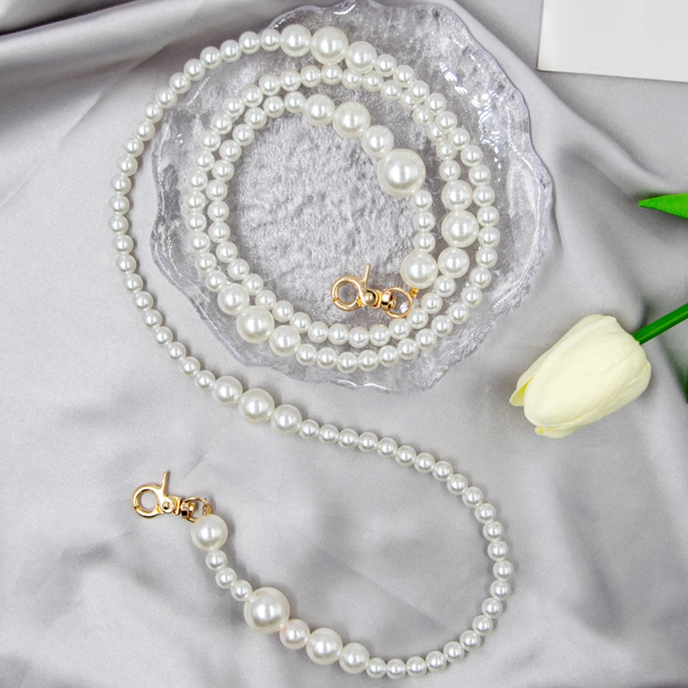Pearl Bag Chain 120cm Plastic DIY Strap Crossbody Handbag Belt Shoulder Chain Replacement Camera Phone Purses Accessories
Pearl Bag Chain 120cm Plastic DIY Strap Crossbody Handbag Belt Shoulder Chain Replacement Camera Phone Purses Accessories
