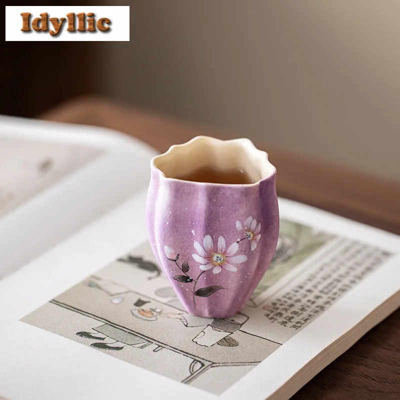 2pc/lot Hand-painted Small White Chrysanthemum Teacup Retro Tea Bowl Water Jug Tea-tasting Smelling Cup Chazhan Master Cups 70ml
2pc/lot Hand-painted Small White Chrysanthemum Teacup Retro Tea Bowl Water Jug Tea-tasting Smelling Cup Chazhan Master Cups 70ml