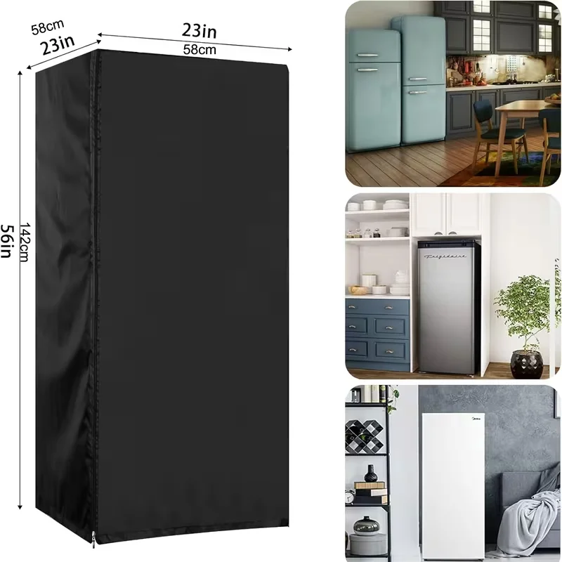 1pc Refrigerator Cover 58.42cmL x 58.42cmW x 142.24cmH, Oxford Cloth Upright Freezer Cover Suitable for most 6.5-7.7 Cu
1pc Refrigerator Cover 58.42cmL x 58.42cmW x 142.24cmH, Oxford Cloth Upright Freezer Cover Suitable for most 6.5-7.7 Cu