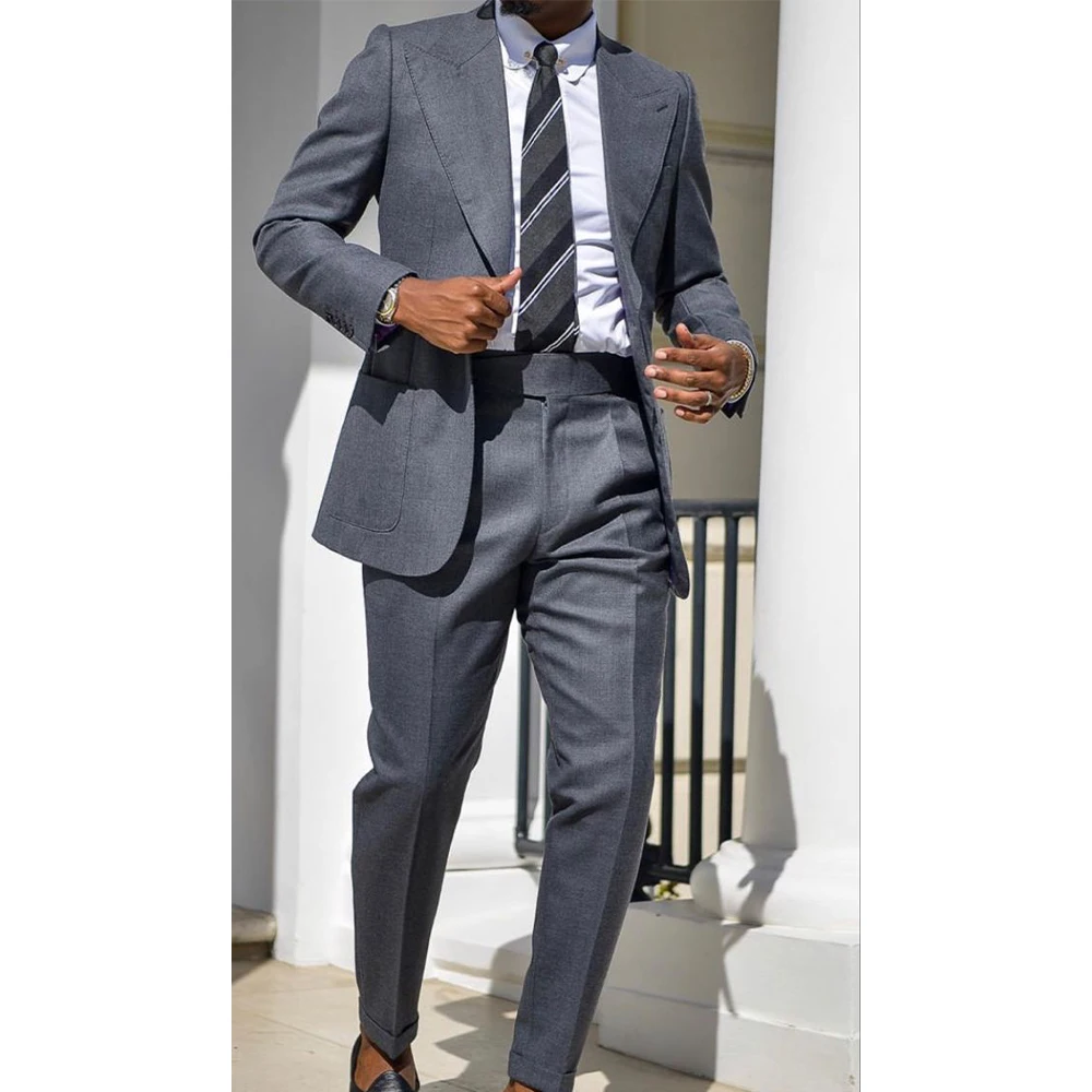 Men Suit 2 Piece Set Big Lapel Single Breasted Slim Fit Business Suits for Men Stylish Comfortable Elegant Formal Blazer and Pan
Men Suit 2 Piece Set Big Lapel Single Breasted Slim Fit Business Suits for Men Stylish Comfortable Elegant Formal Blazer and Pan