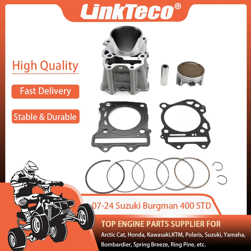 07-24 81mm 400cc Cylinder Piston Ring Gasket Top End Rebuild Kit For SUZUKl Burgman 400 AN400 AK9 K7 K8 K9 L1 11211-05H00-0F0
07-24 81mm 400cc Cylinder Piston Ring Gasket Top End Rebuild Kit For SUZUKl Burgman 400 AN400 AK9 K7 K8 K9 L1 11211-05H00-0F0