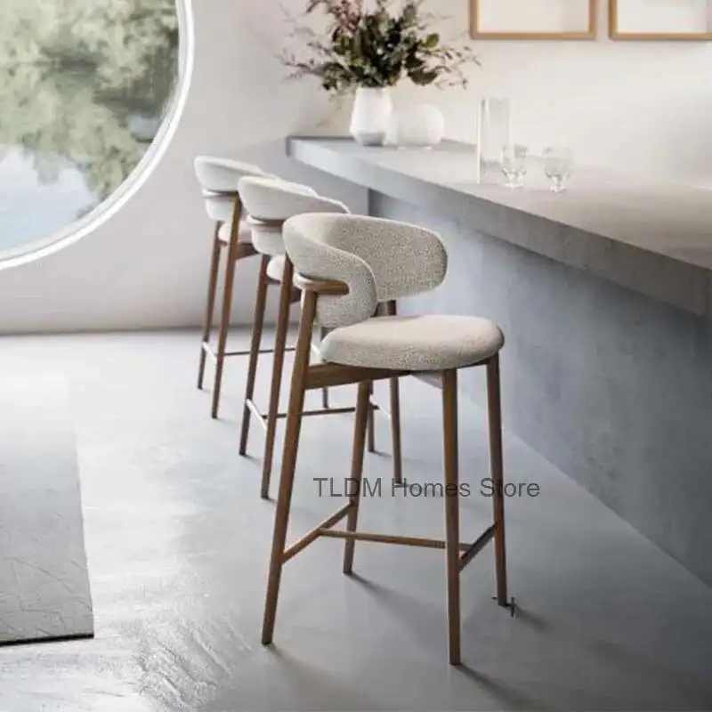 White Nordic Wood Bar Chairs Luxury Dining High Office Stool Solid Wood Reception Desks Foot Banqueta Dourada Library Furniture
White Nordic Wood Bar Chairs Luxury Dining High Office Stool Solid Wood Reception Desks Foot Banqueta Dourada Library Furniture