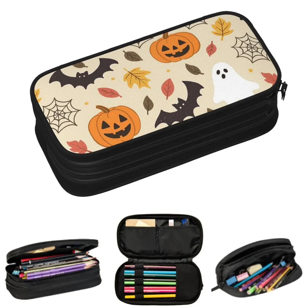 Halloween Pumpkin Smile Pattern Pencil Case for Boy Girl School Pen Box Pencil Bag Stationery Supplies Pen Holder Bag
Halloween Pumpkin Smile Pattern Pencil Case for Boy Girl School Pen Box Pencil Bag Stationery Supplies Pen Holder Bag
