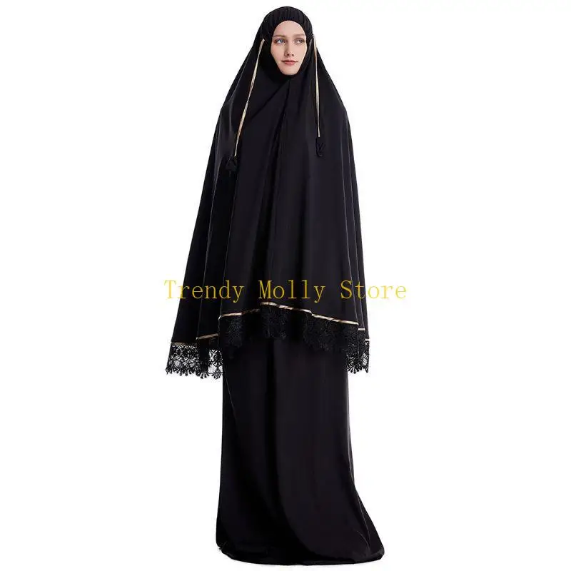 N5KB 2 шт. мусульманский женский халат традиционное платье двухслойный исламский молитвенный комплект полное покрытие с завязкой
N5KB 2 шт. мусульманский женский халат традиционное платье двухслойный исламский молитвенный комплект полное покрытие с завязкой