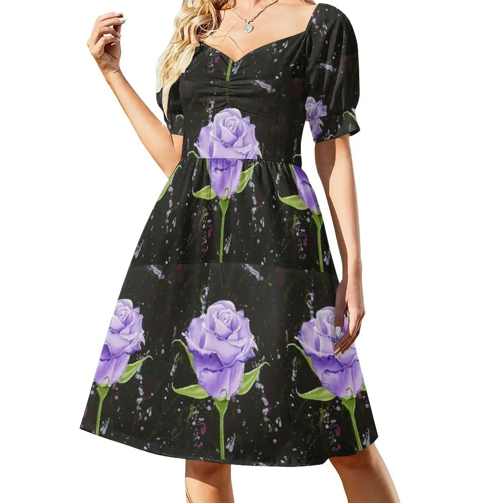 Neptune Rose Black Short-Sleeved Dress Women's summer skirt prom dress 2025 dress women summer purple
Neptune Rose Black Short-Sleeved Dress Women's summer skirt prom dress 2025 dress women summer purple