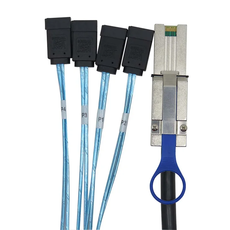 B49CSFF8088 MINI SAS 26P to 4SATA Cable Disk Array Card Hard Disk Data Cable Server Transmission Cable
B49CSFF8088 MINI SAS 26P to 4SATA Cable Disk Array Card Hard Disk Data Cable Server Transmission Cable