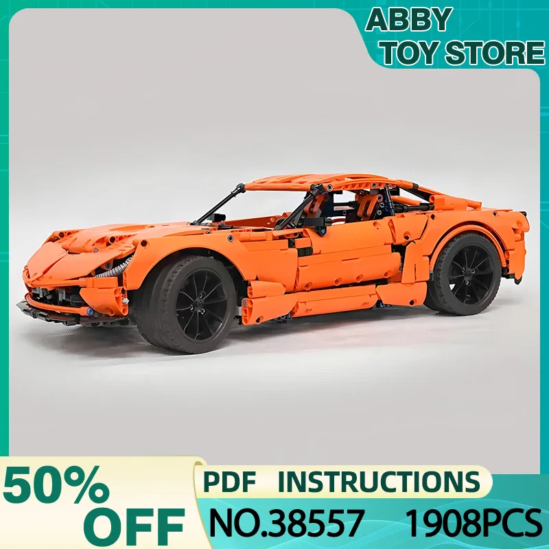 MOC 38557 Супер спортивный автомобиль, комплект строительных блоков, масштаб 1:8, сборная модель «сделай сам», креативная игрушка-головоломка, подарок для мальчиков и девочек на день рождения
MOC 38557 Супер спортивный автомобиль, комплект строительных блоков, масштаб 1:8, сборная модель «сделай сам», креативная игрушка-головоломка, подарок для мальчиков и девочек на день рождения