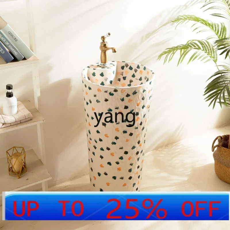 LTT floor-to-ceiling retro washbasin ceramic basin integrated washbasin
LTT floor-to-ceiling retro washbasin ceramic basin integrated washbasin