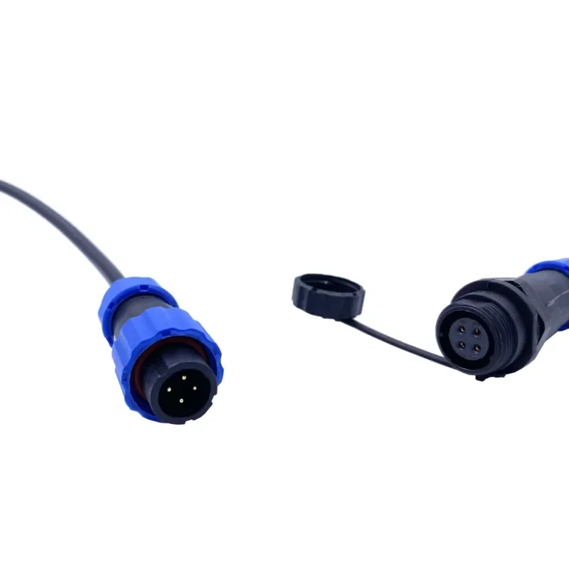 FCONNR SP13 4 Pin Waterproof Power Male Female Plugs Cable Connector for Extension Cable
FCONNR SP13 4 Pin Waterproof Power Male Female Plugs Cable Connector for Extension Cable
