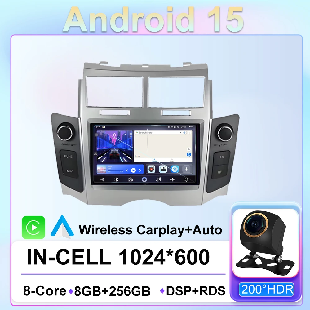 Android 15 High-performance For Toyota Yaris XP90 Vitz Platz 2005-2012 Head Unit Multimedia 5G Player GPs Navigation No 2din
Android 15 High-performance For Toyota Yaris XP90 Vitz Platz 2005-2012 Head Unit Multimedia 5G Player GPs Navigation No 2din