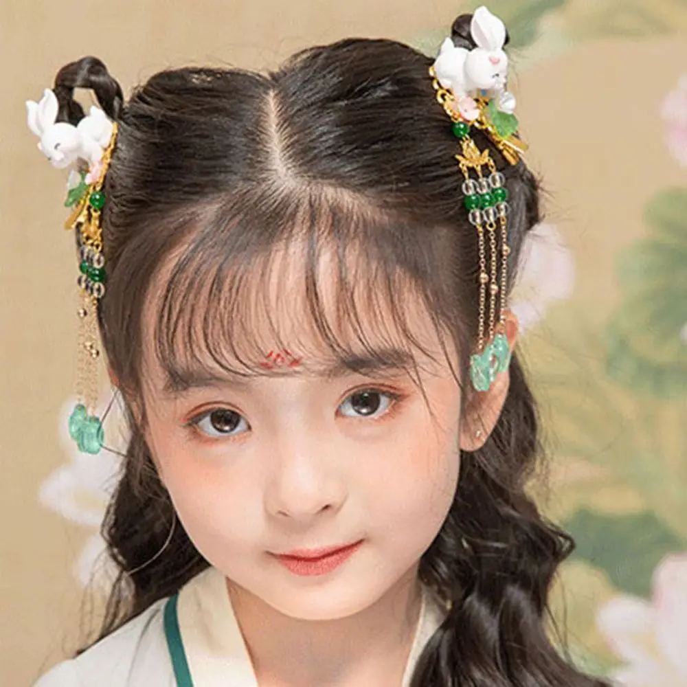 Милая красочная заколка для волос Hanfu с антикварной кисточкой в форме кролика, детская заколка для волос, заколка в китайском стиле, аксессуары для волос
Милая красочная заколка для волос Hanfu с антикварной кисточкой в форме кролика, детская заколка для волос, заколка в китайском стиле, аксессуары для волос
