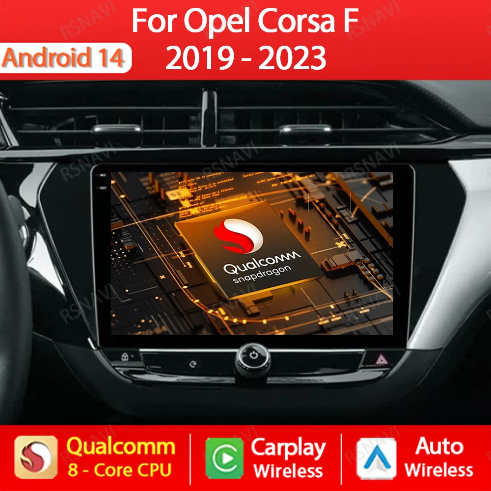 Android 14 Car Radio For Opel Corsa F 2019 - 2023 Wireless Carplay Auto Multimedia Stereo Player Head Unit GPS Navi 4G WIFI QLED
Android 14 Car Radio For Opel Corsa F 2019 - 2023 Wireless Carplay Auto Multimedia Stereo Player Head Unit GPS Navi 4G WIFI QLED