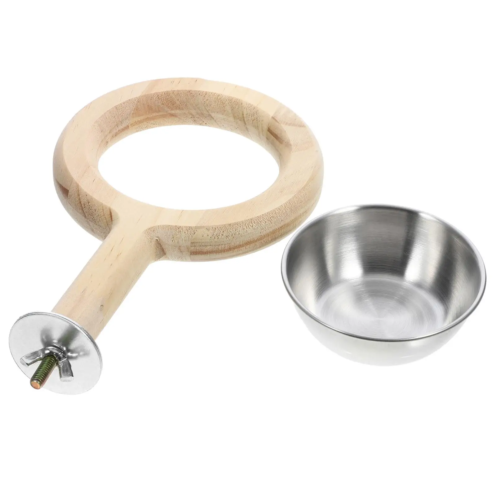 Feeding Basin for Bird Perch with Cup Detachable Design Feeder Small Food Holder Parrot Water Cage Bowl Organizer Container
Feeding Basin for Bird Perch with Cup Detachable Design Feeder Small Food Holder Parrot Water Cage Bowl Organizer Container
