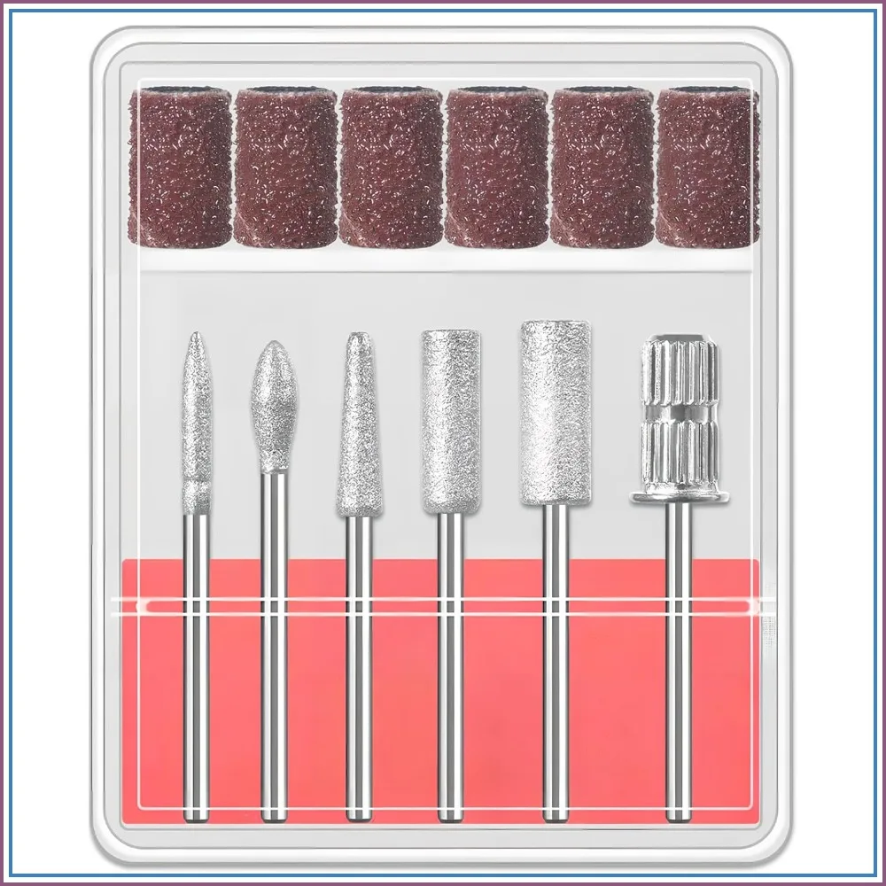 6 Pcs Nail Drill Bits Set, 3/32'' Professional Manicure Pedicure Bits
6 Pcs Nail Drill Bits Set, 3/32'' Professional Manicure Pedicure Bits