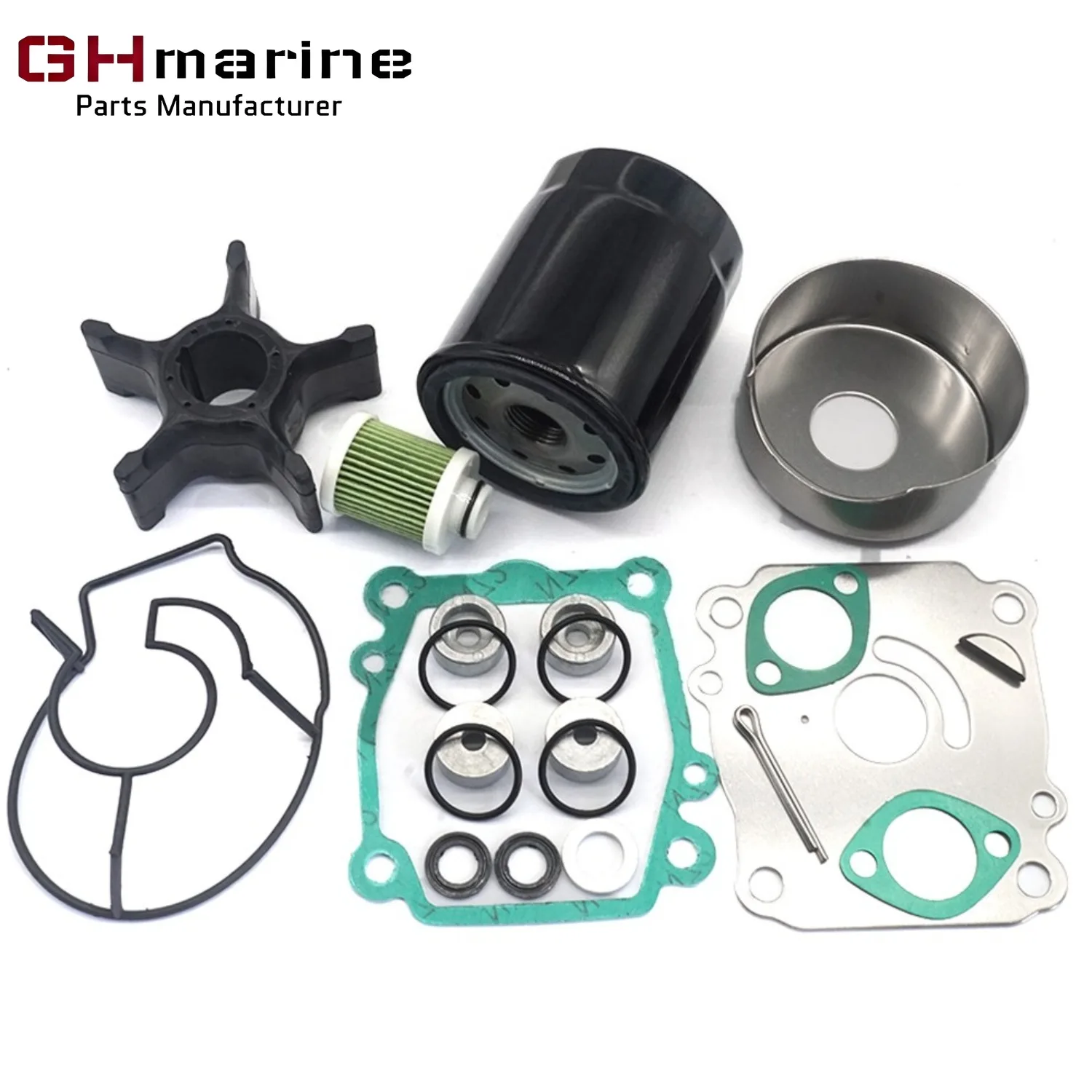 Boat Outboard Maintenance Repair Kit For Suzuki 100 115 140HP DF100 DF115 DF140 17400-92822 17400-92J23 Oil Filter 16510-61A31
Boat Outboard Maintenance Repair Kit For Suzuki 100 115 140HP DF100 DF115 DF140 17400-92822 17400-92J23 Oil Filter 16510-61A31