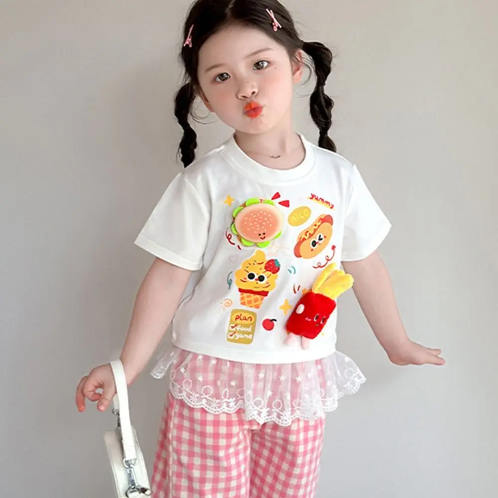 Creative Children's Short Sleeves Pure Cotton Cartoon Printed Children's Tees French Fries Breathable Summer T-shirts
Creative Children's Short Sleeves Pure Cotton Cartoon Printed Children's Tees French Fries Breathable Summer T-shirts