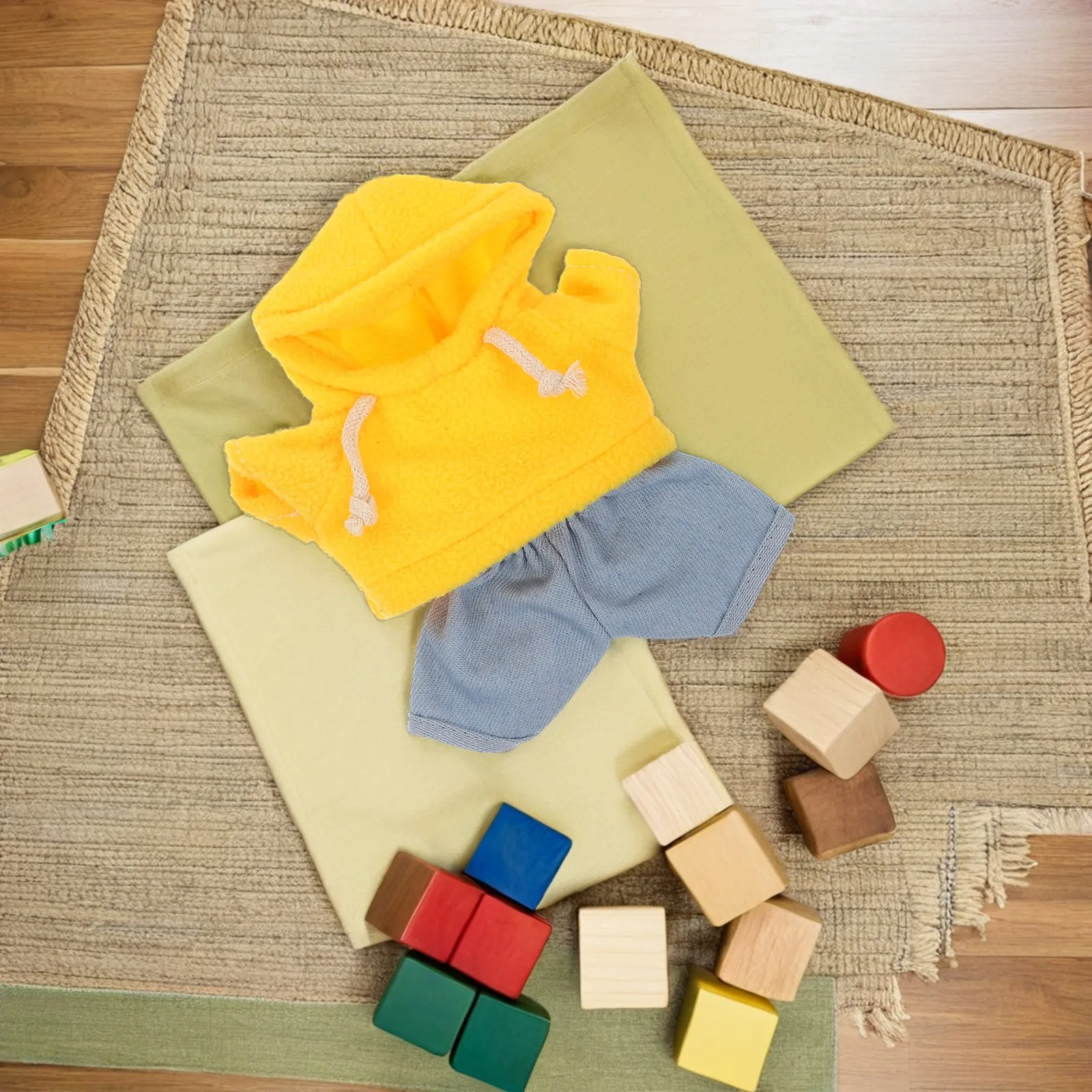 Stylish Solid Color Hoodie Jeans Set for 20Cm Stuffed Animals Soft Comfortable Play Display Outfit Tiny Stuffed Animal Fashion
Stylish Solid Color Hoodie Jeans Set for 20Cm Stuffed Animals Soft Comfortable Play Display Outfit Tiny Stuffed Animal Fashion