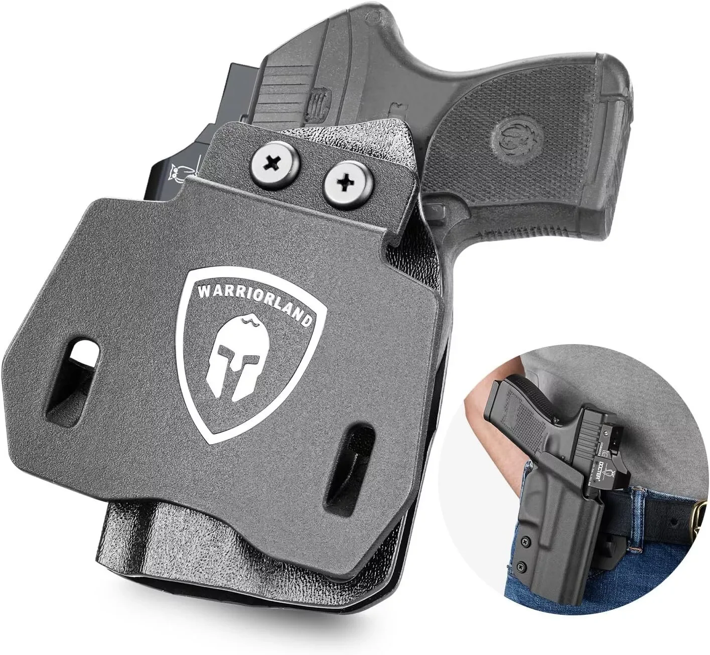 OWB кобура оптика вырезать подходит к пистолету Ruger LCP Max, наружный пояс правой рукой
OWB кобура оптика вырезать подходит к пистолету Ruger LCP Max, наружный пояс правой рукой