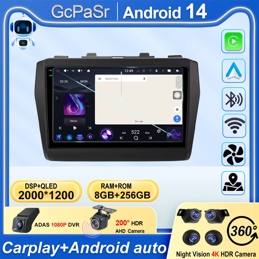 Car Auto Radio For Suzuki Swift 2016 2017 2018 2019 2020 2021 Multimedia Android 14 Video Player Carplay Stereo 4G WIFI QLED DSP
Car Auto Radio For Suzuki Swift 2016 2017 2018 2019 2020 2021 Multimedia Android 14 Video Player Carplay Stereo 4G WIFI QLED DSP