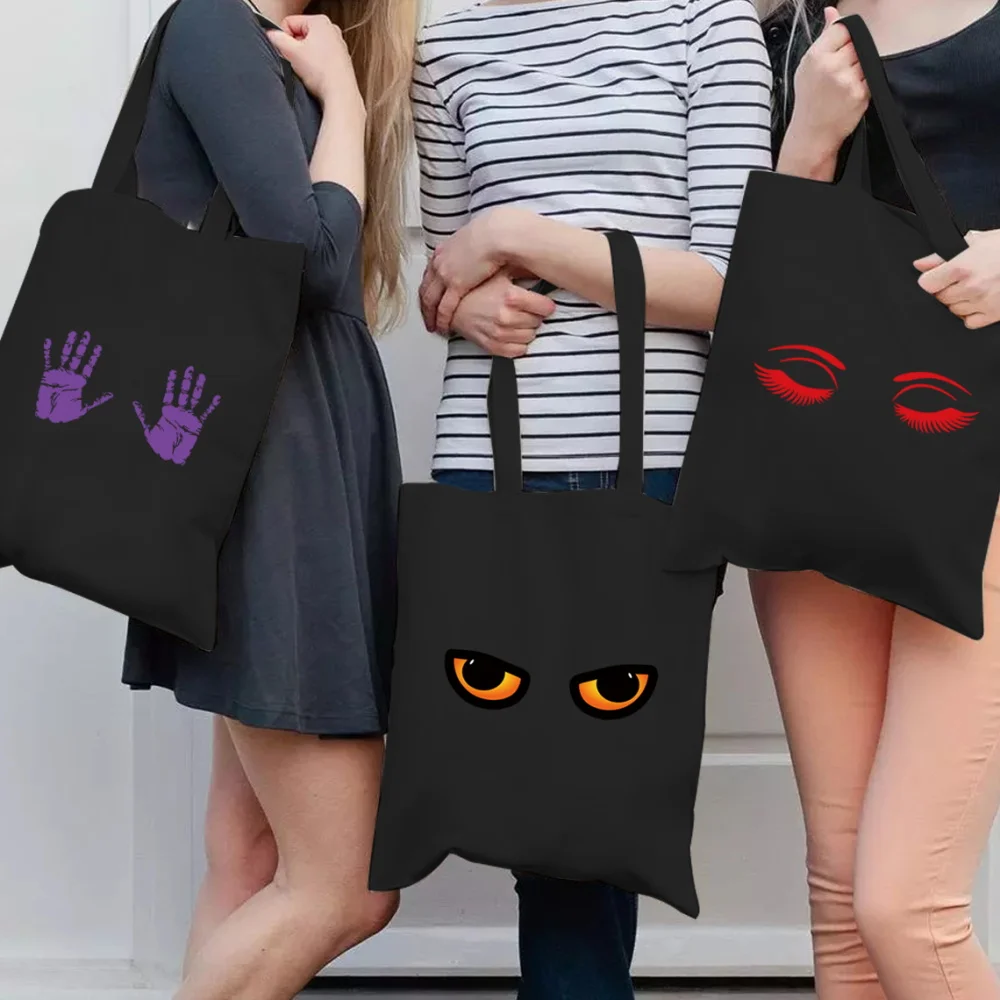 Women Casual Shopping Bag Fashion Chest Heart Pattern Series Tote Bag Reusable Black Shopper Eco Canvas Handbag Men Shoulder Bag
Women Casual Shopping Bag Fashion Chest Heart Pattern Series Tote Bag Reusable Black Shopper Eco Canvas Handbag Men Shoulder Bag