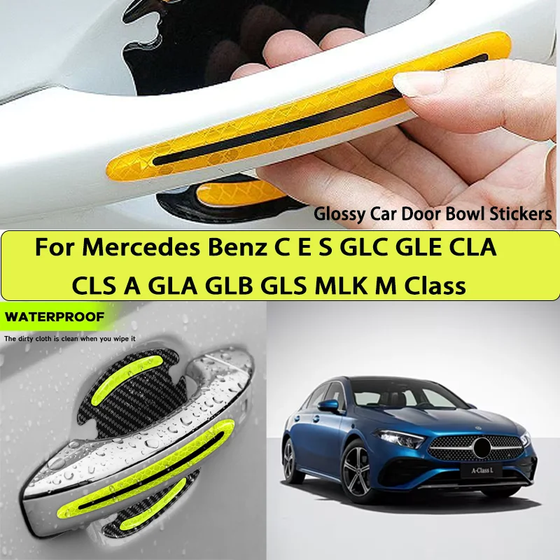 Reflective Car Stickers Car Door Handle for For Mercedes Benz C E S GLC GLE CLA CLS A GLA GLB GLS MLK M Class
Reflective Car Stickers Car Door Handle for For Mercedes Benz C E S GLC GLE CLA CLS A GLA GLB GLS MLK M Class