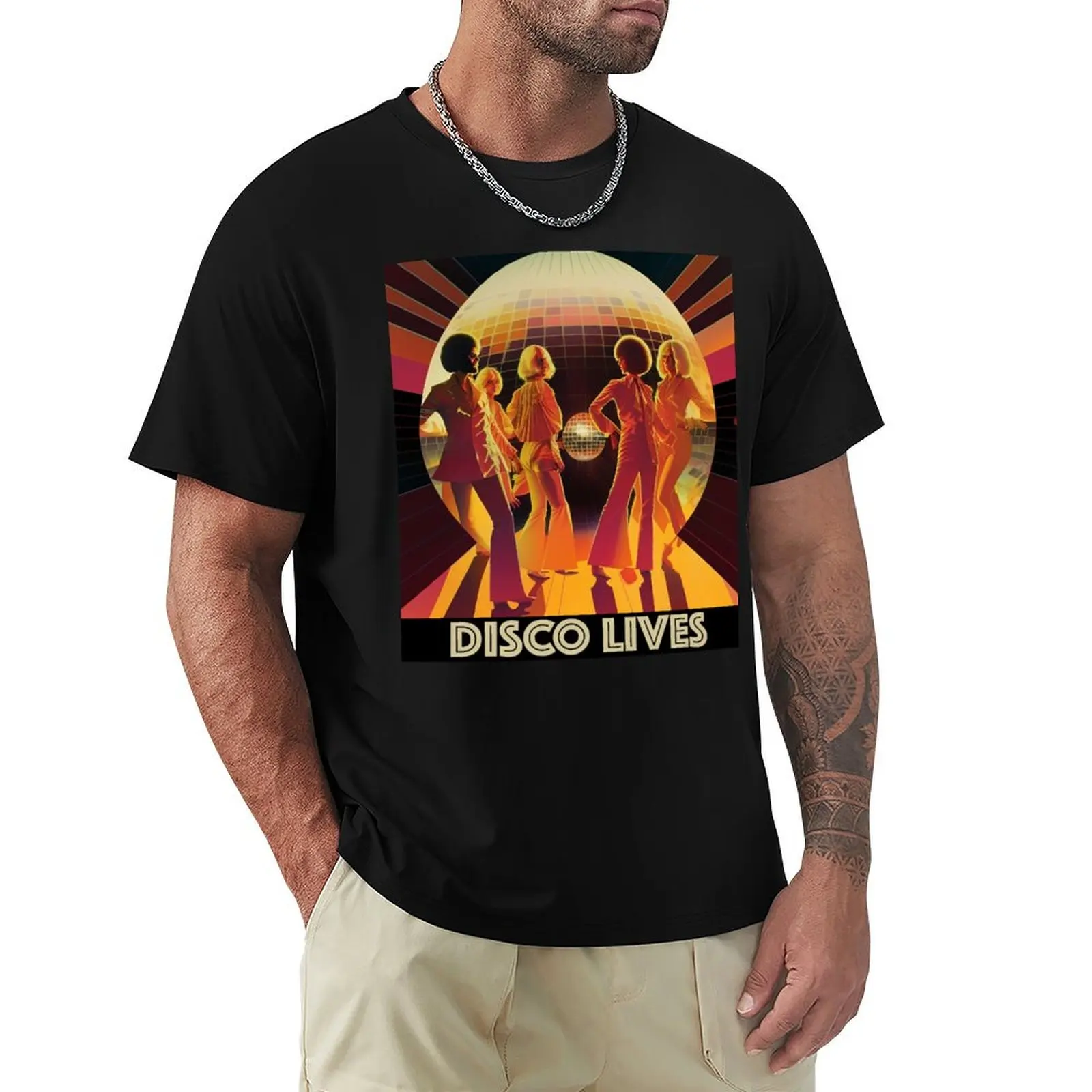 Disco Lives T-Shirt Trendy Pattern T-Shirt for Men
Disco Lives T-Shirt Trendy Pattern T-Shirt for Men