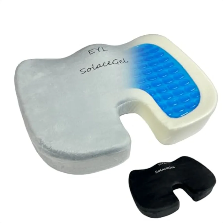 with Cooling Gel Technology Lumbar Back port Pillow for Sitting in Office Desk Chair Wheelchair Car Seat and More Help with Ta
with Cooling Gel Technology Lumbar Back port Pillow for Sitting in Office Desk Chair Wheelchair Car Seat and More Help with Ta