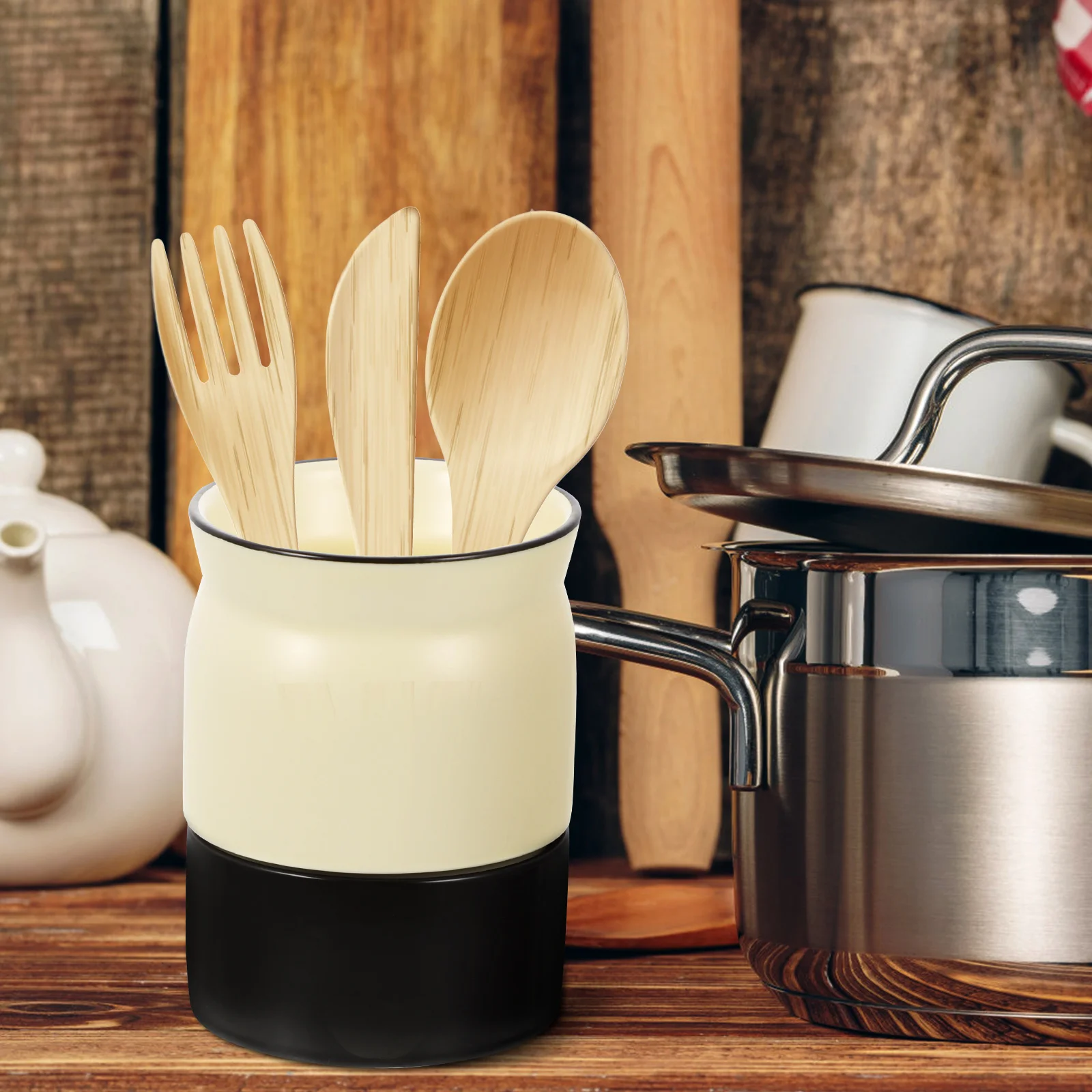 Ceramic Kitchen Utensil Holder Large Capacity Cutlery Organizer for Countertop Storage Tableware Container Chopsticks Organizer
Ceramic Kitchen Utensil Holder Large Capacity Cutlery Organizer for Countertop Storage Tableware Container Chopsticks Organizer