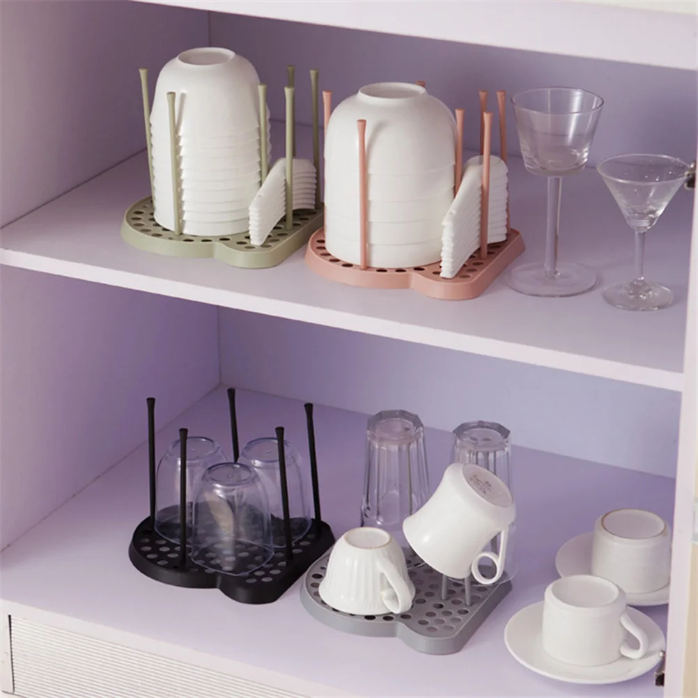 Drying 19.3x16.5x15.5cm Kitchen Dish Holder Organizer Premium Plastic Dish Holder Cup Stand Storage
Drying 19.3x16.5x15.5cm Kitchen Dish Holder Organizer Premium Plastic Dish Holder Cup Stand Storage