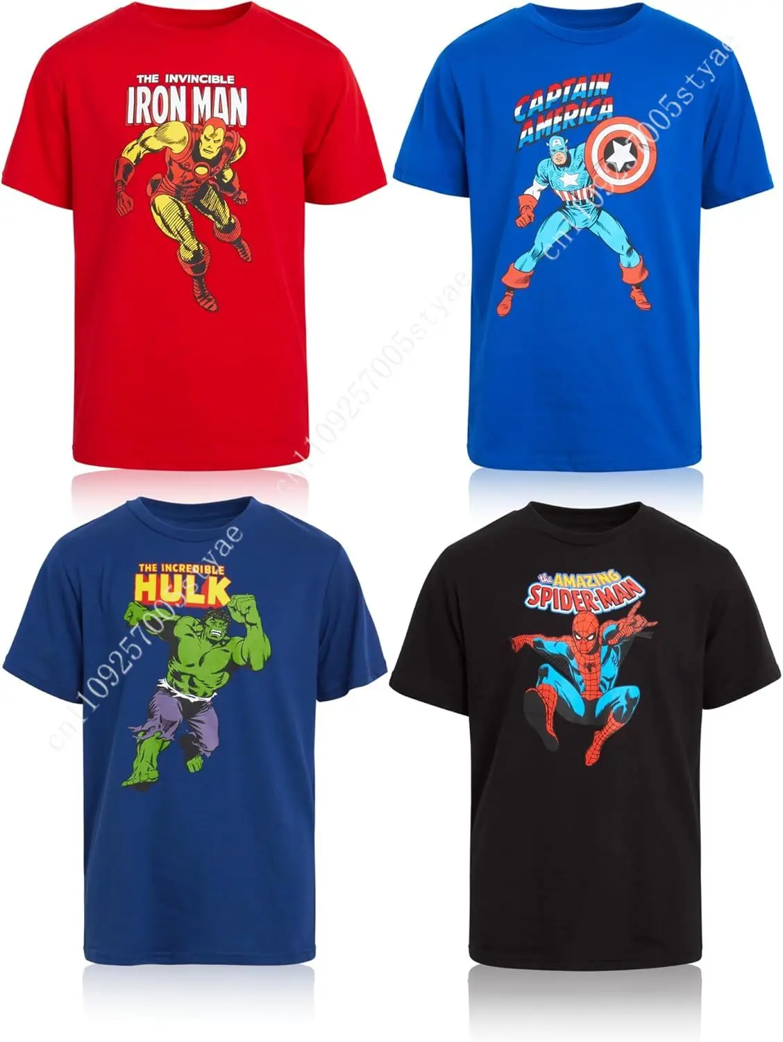 Marvel Spider-Man Graphic Tees - 4 Pack Spider-Verse Comic Spidey and Friends Graphic T Shirts for Toddler & Little Boy Cosplay
Marvel Spider-Man Graphic Tees - 4 Pack Spider-Verse Comic Spidey and Friends Graphic T Shirts for Toddler & Little Boy Cosplay