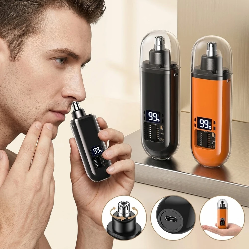 Electric Nose and Ear Hair Trimmer for Men USB Charging Nose Hair Clipper Painless Portable Mini Men's Eyebrow Nose Hair Remover
Electric Nose and Ear Hair Trimmer for Men USB Charging Nose Hair Clipper Painless Portable Mini Men's Eyebrow Nose Hair Remover